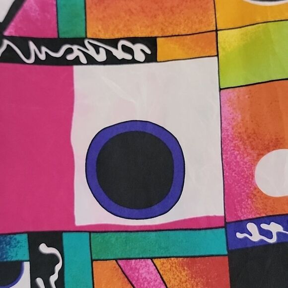 THE LIMITED Vintage Button Front Silk Retro Top size XS - Picture 5 of 8